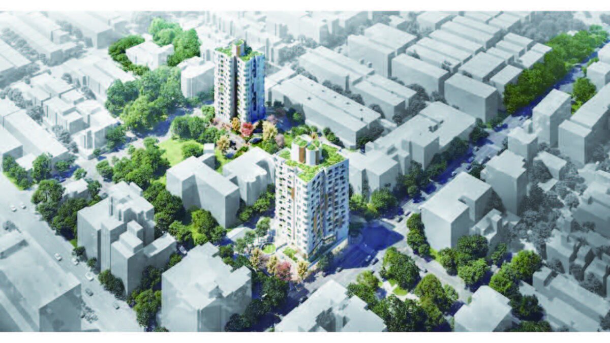 兒福案規劃結合住宅、辦公、醫療、零售等多元機能，系統性串聯綠帶空間，打造地區性的全齡友善生活場域。（圖片來源/國家住宅及都市更新中心）