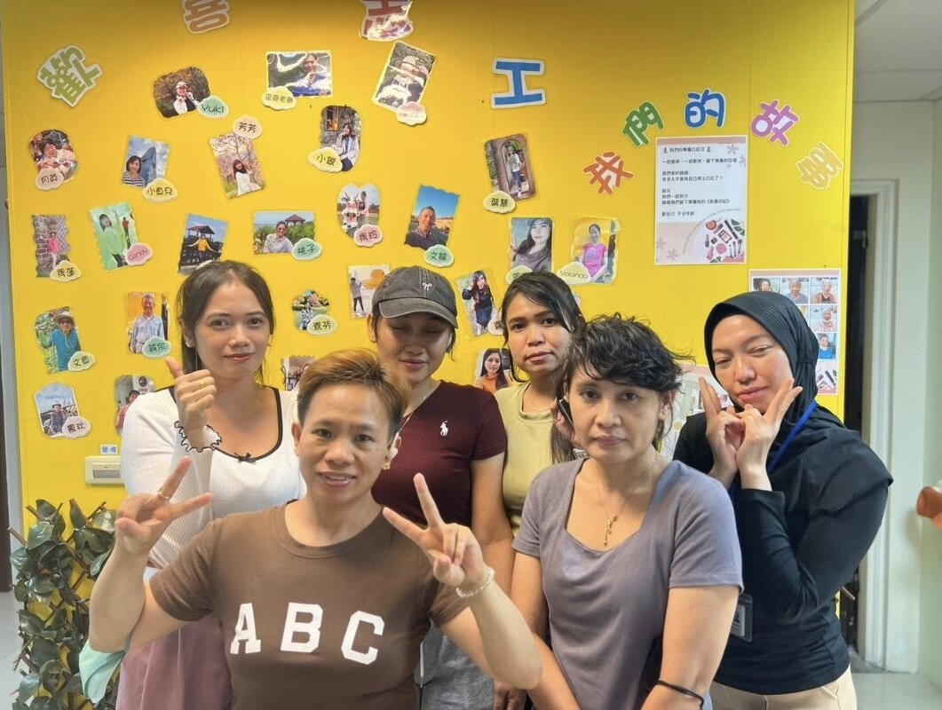 外籍看護也是歡喜學堂的重要夥伴。(圖片來源/ 歡喜學堂)