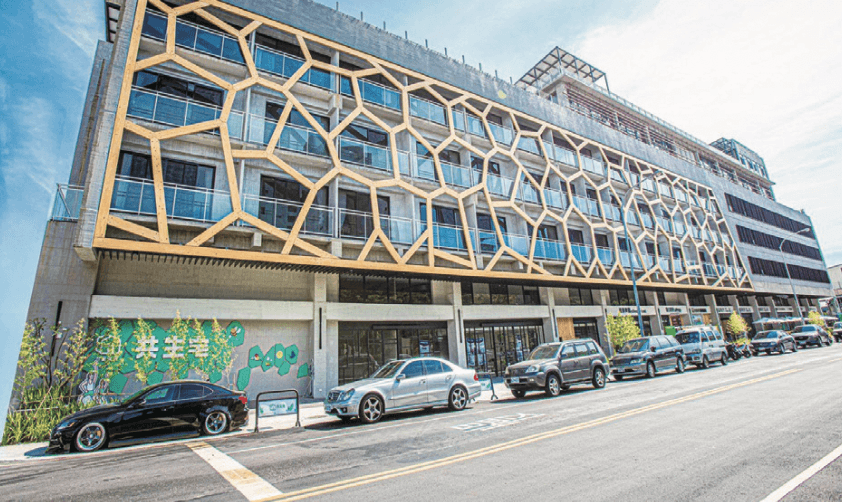 合勤健康共生宅烏日館座落於台中副都心，積極與社區交流。（圖片來源／合勤健康共生宅）