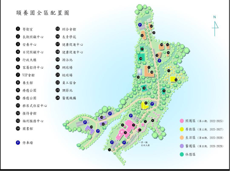 頤養園將在12公頃的社會福利事業用地上，發展結合「醫養訓研」的CCRC。(圖片來源/蔡俊明 )