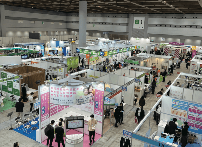 疫情過後，今年3月日本長照界規模最大的產業展會CareTEX上，有許多亞洲各國前來找尋產品以及切入市場機會的業者。(圖片來源/侒可傳媒)