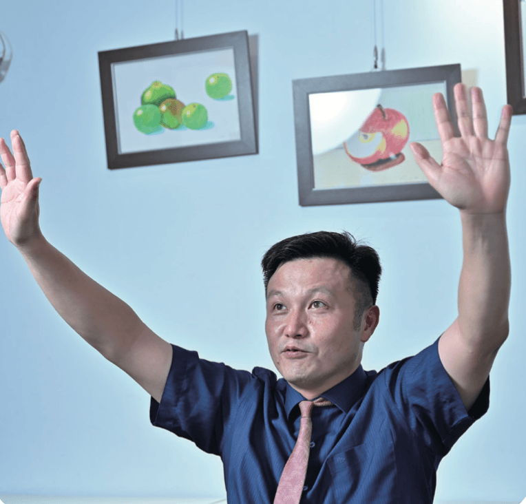  邱暉智認為，長照產業不能倚靠補助生存，要能永續經營。(攝影/劉國泰)