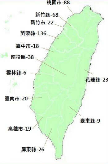 全台伯公照護站分布一覽表