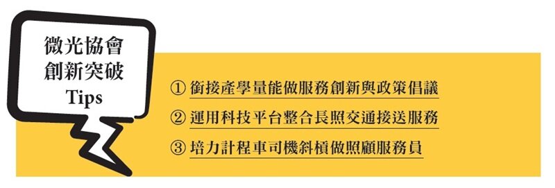 微光協會創新突破Tips