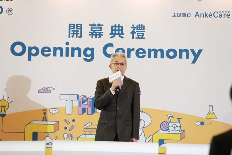 主辦單位侒可傳媒創辦人李正雄指出，照顧產業絕對是藍海市場。（攝影／汪忠信）