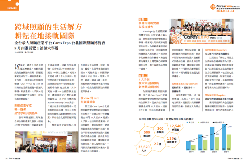 展覽直擊∣跨域照顧的生活解方，耕耘在地接軌國際＿創新照顧