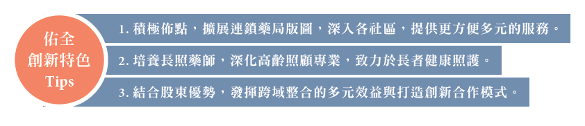 佑全 創新特色 Tips