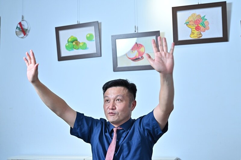  邱暉智認為，長照產業不能倚靠補助生存，要能永續經營。(攝影/劉國泰)