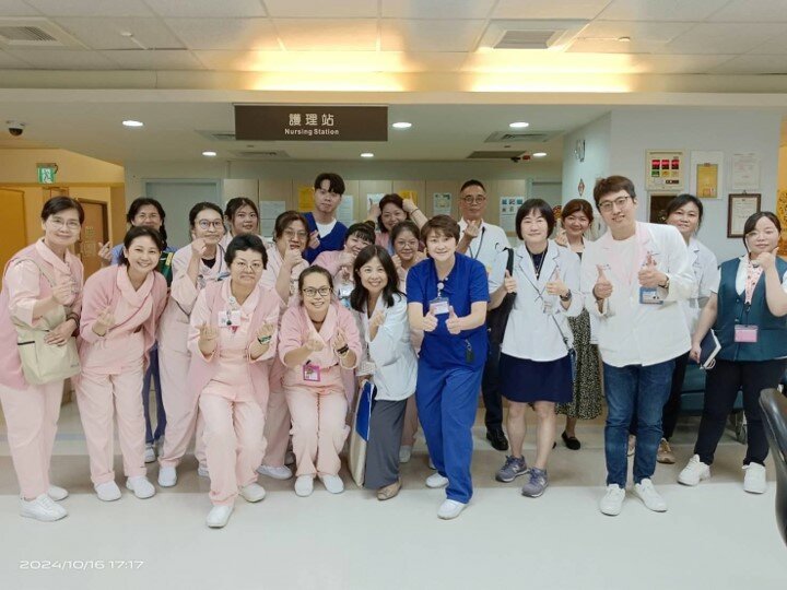 雙和醫院附設護理之家照護團隊。（圖片來源／陳雅如）