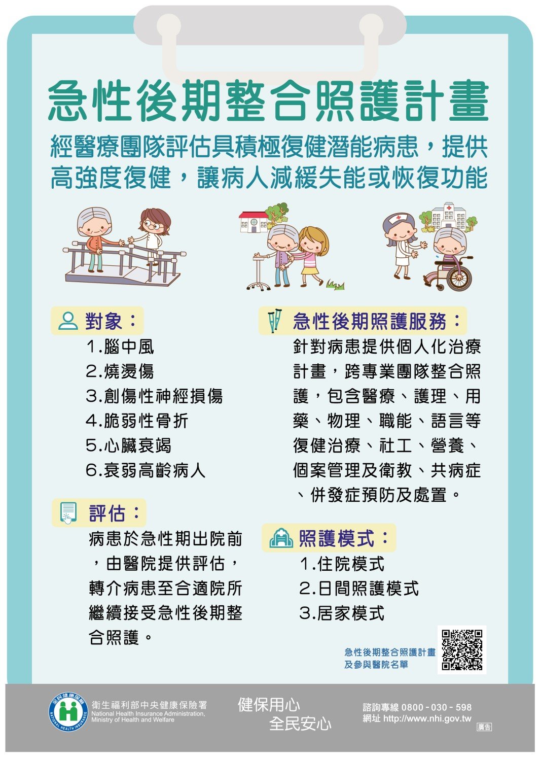 急性後期整合照護模式選擇多 出院返家照護不減少