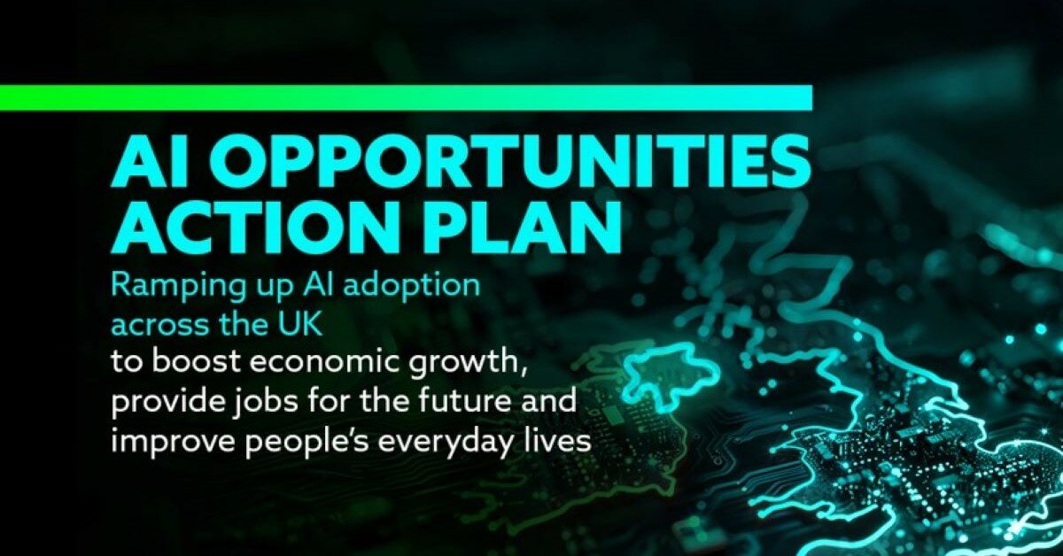 【資策會科法所專欄】英國科學、創新與技術部於2025年1月13日發布《AI機會行動計畫》